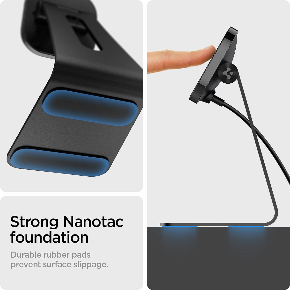 Foto 8 pulgar | Cargador Inalámbrico Spigen Onetap Pro Magfit Black - Venta Internacional