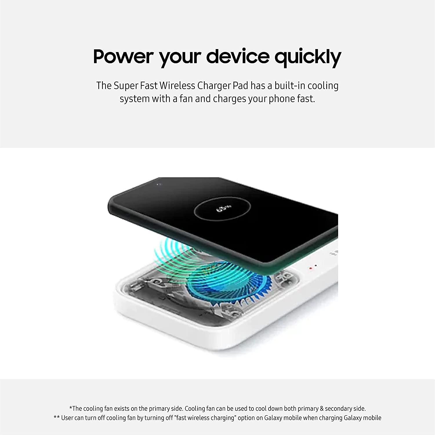 Foto 5 pulgar | Cargador Inalámbrico Samsung 15w Duo Black 2022 Con Cable Usb-c - Venta Internacional.