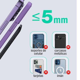 Foto 5 | Cargador Inalambrico Universal 15w Color Blanco