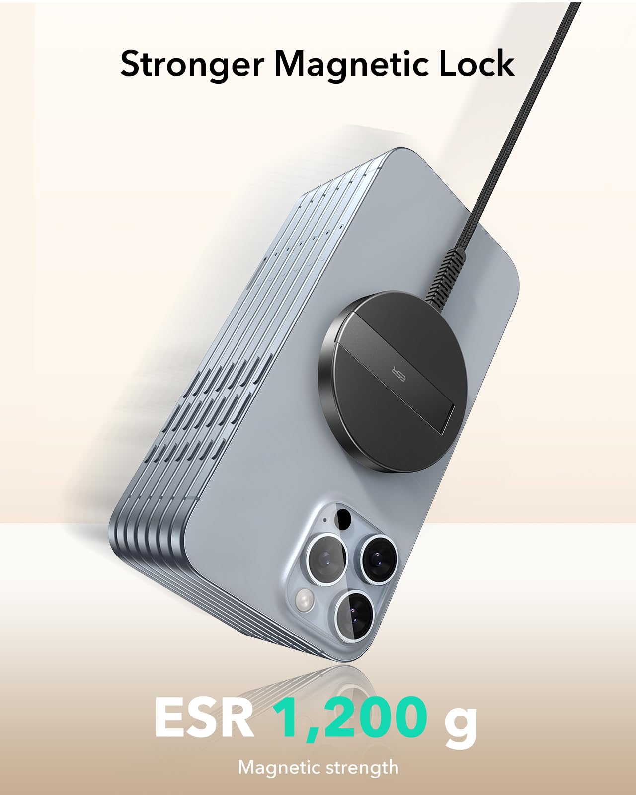 Foto 7 pulgar | Cargador Inalámbrico Esr Halolock Qi2 15w Para Iphone Y Airpods - Venta Internacional.