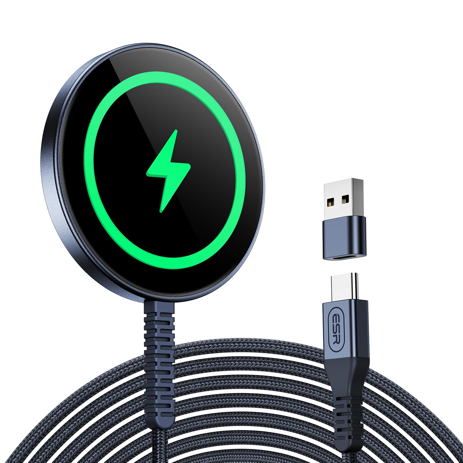 Foto 1 | Cargador Inalámbrico Esr Halolock Mini 15w Para Iphone Y Airpods - Venta Internacional.