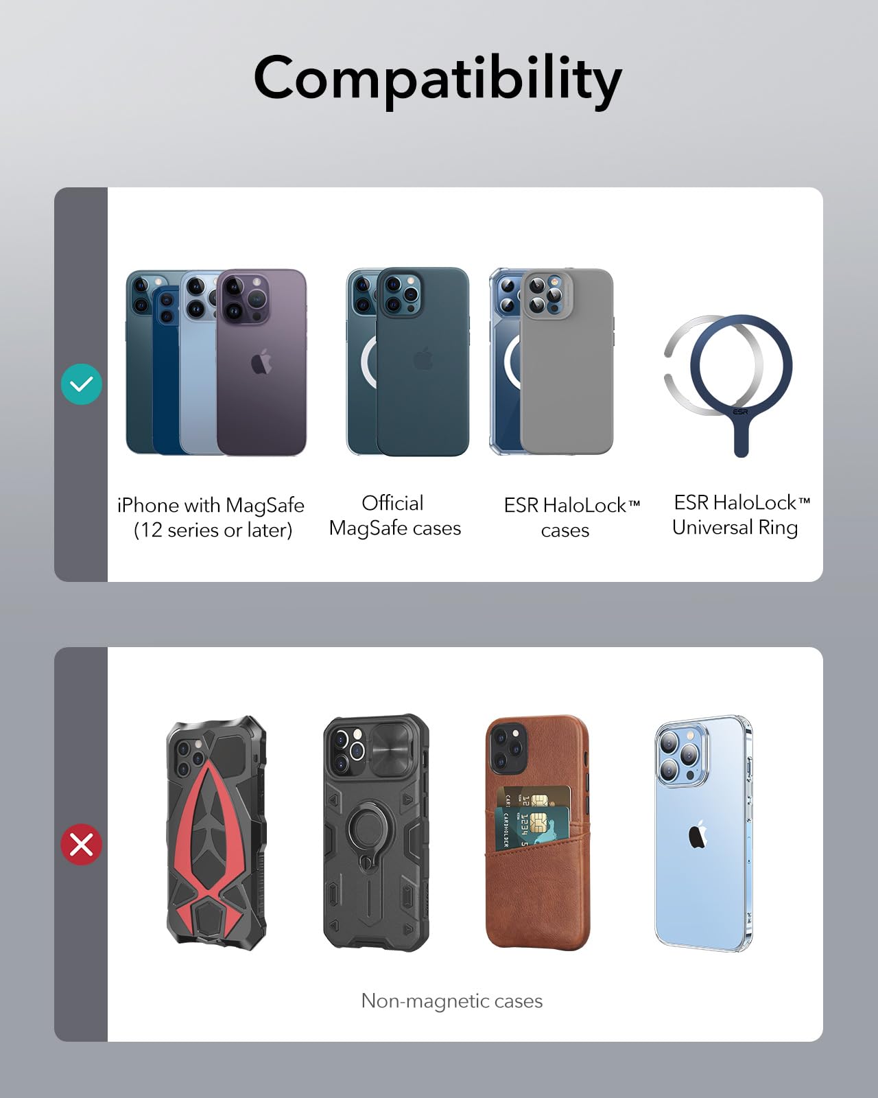 Foto 8 pulgar | Cargador Inalámbrico Esr Halolock Mini 15w Para Iphone Y Airpods - Venta Internacional.