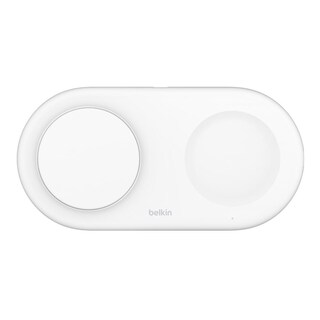 Foto 6 | Cargador Inalambrico Magnetico Belkin 2 En 1 Qi2 Blanco