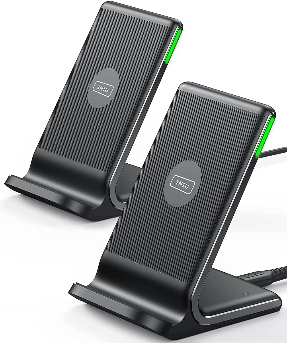 Foto 2 pulgar | [paquete De 2] Cargador Inalámbrico Iniu De 15 W Con Certificación Qi Para Iphone Y Samsung - Venta Internacional.