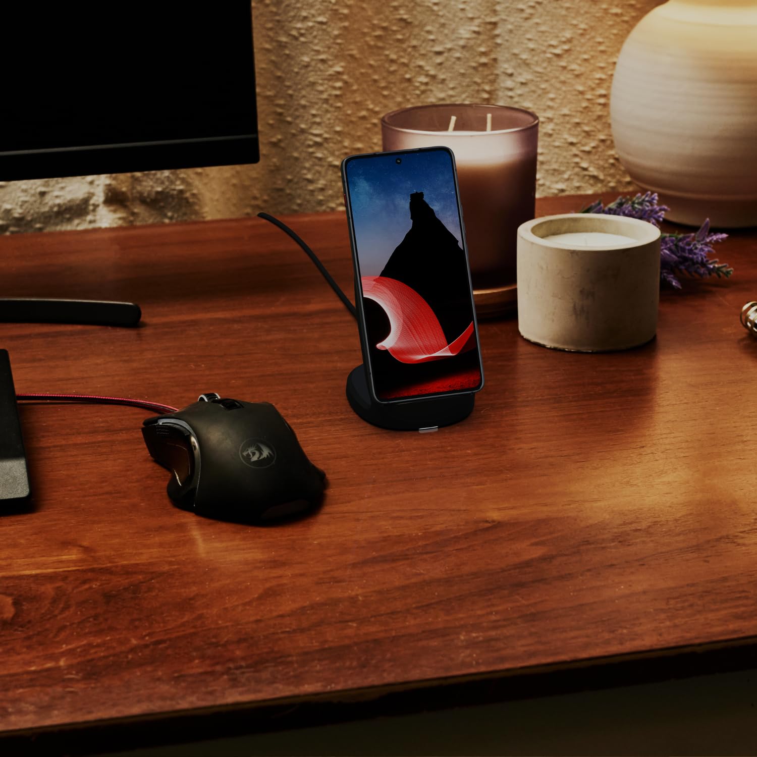 Foto 7 | Cargador Inalámbrico Motorola Sjw202-eu 15w Puerto Usb-c - Negro - Venta Internacional