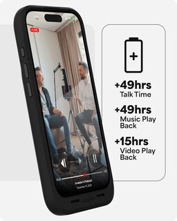Foto 4 | Funda De Batería Mophie Juice Pack Para Iphone 16 +50% Negra - Venta Internacional.