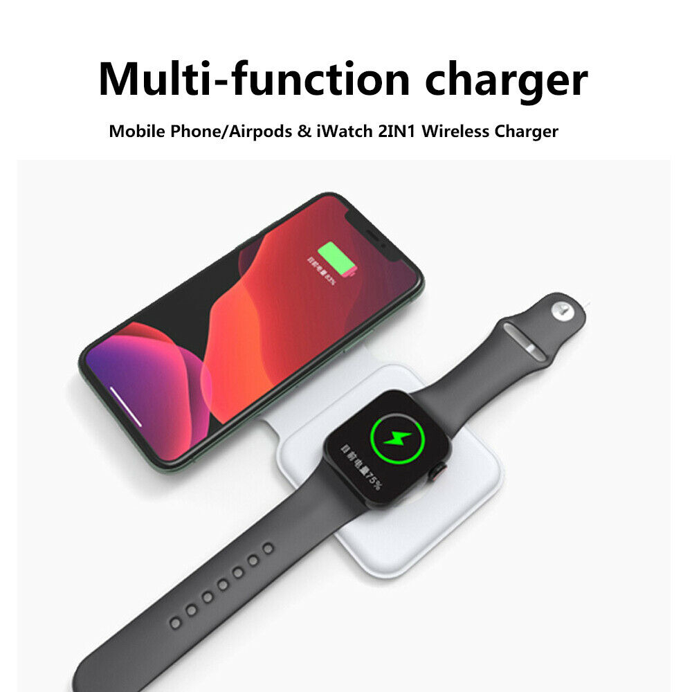 Foto 1 | Cargador Magnético Plegable 2 En 1 De 15 W Para Iphone 12 Y  - Venta Internacional.