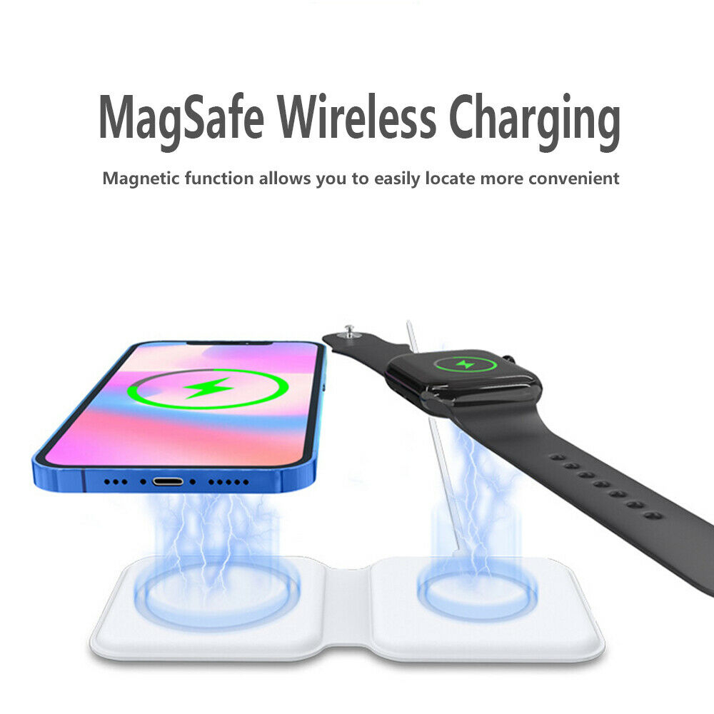 Foto 4 pulgar | Cargador Magnético Plegable 2 En 1 De 15 W Para Iphone 12 Y  - Venta Internacional.