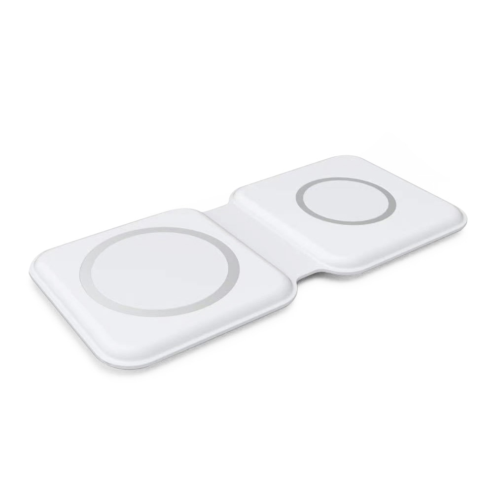 Foto 2 pulgar | Cargador Inalámbrico 2 En 1 Plegable Magnético Para Iphone 12 - Venta Internacional.