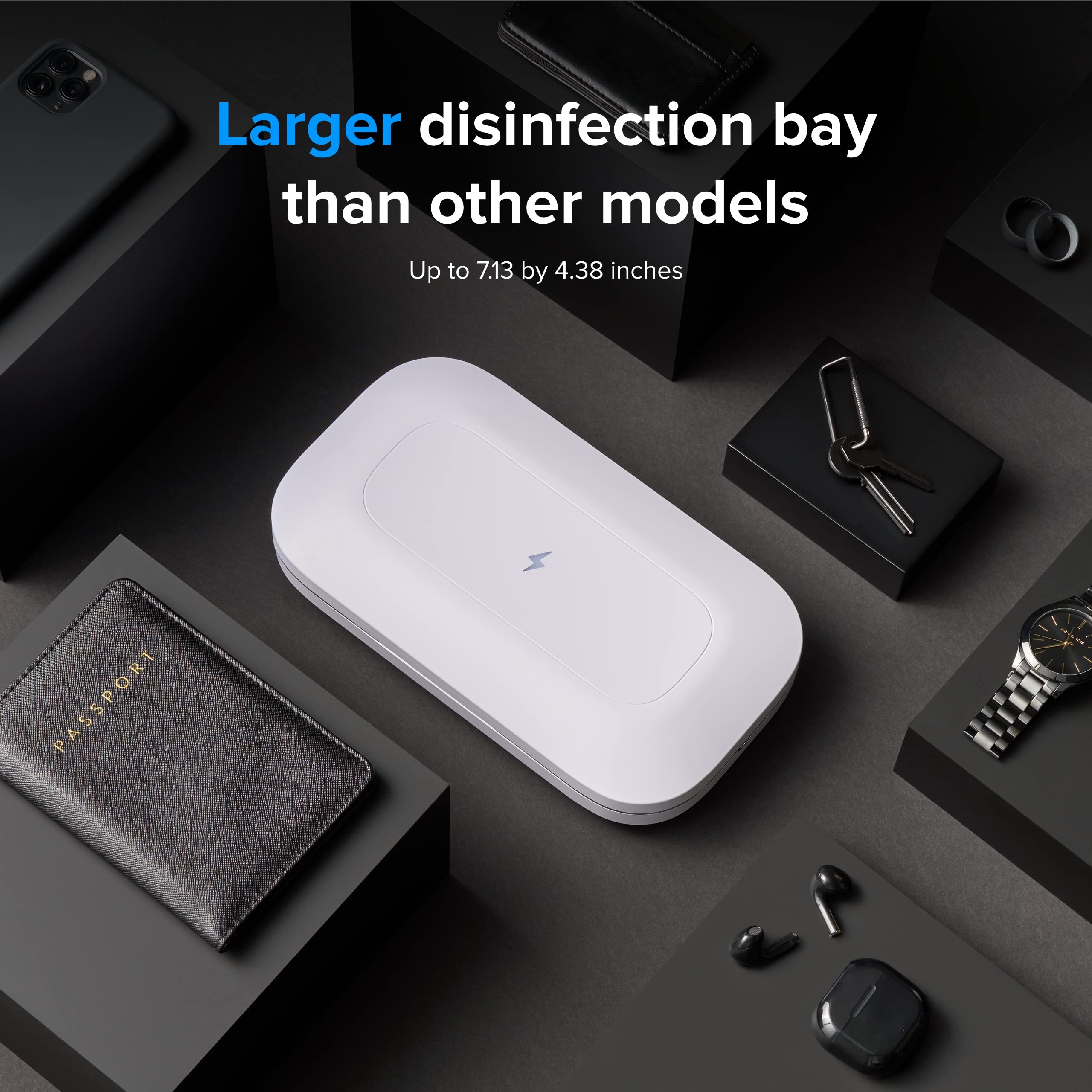 Foto 7 pulgar | Cargador Desinfectante Uv para Teléfonos Phonesoap Pro White - Venta Internacional
