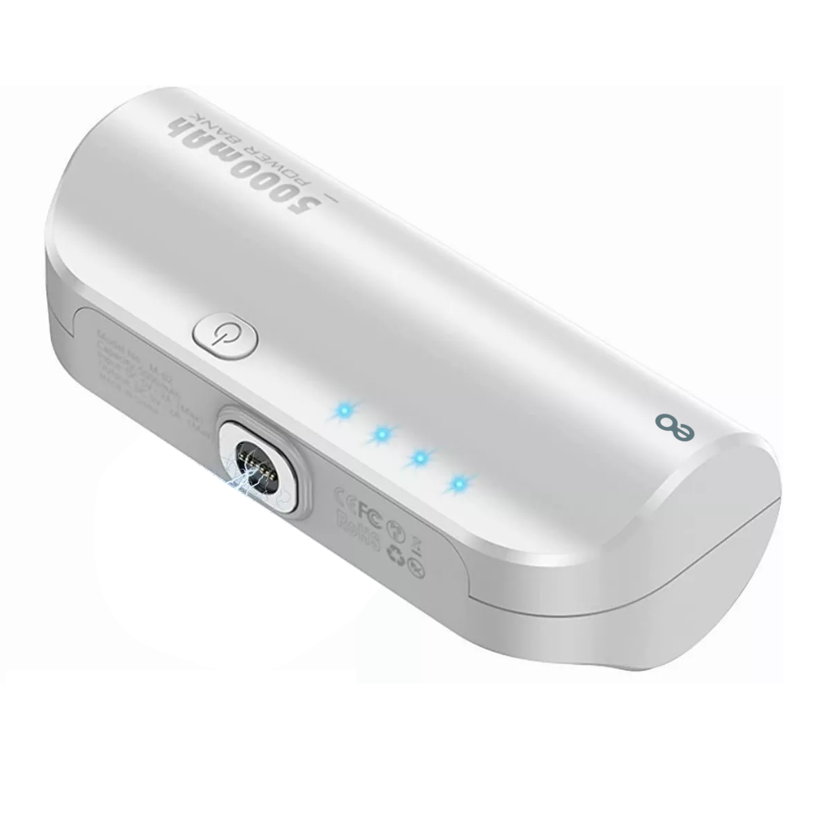 Foto 2 pulgar | Power Bank Magnético 5000mah Inalámbrica 3 En 1 Ultracompact Eo Safe Imports Esi-9944-1 Blanco
