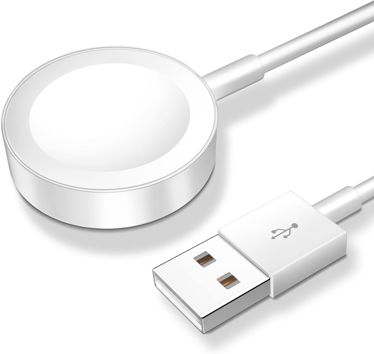 Foto 2 pulgar | Cargador Para Apple Watch, Cable Magnético De Carga Rápida De 2 M, Blanco - Venta Internacional.