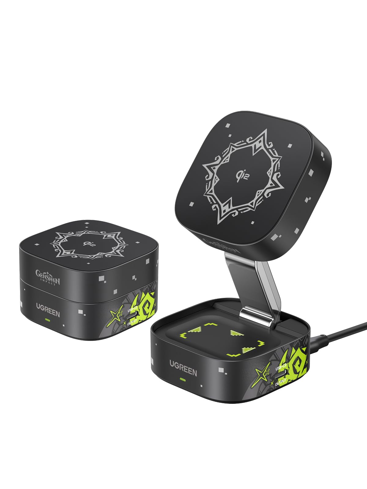 Cargador Inalámbrico Ugreen Magflow Qi2 Magnético Plegable 15w - Venta Internacional.