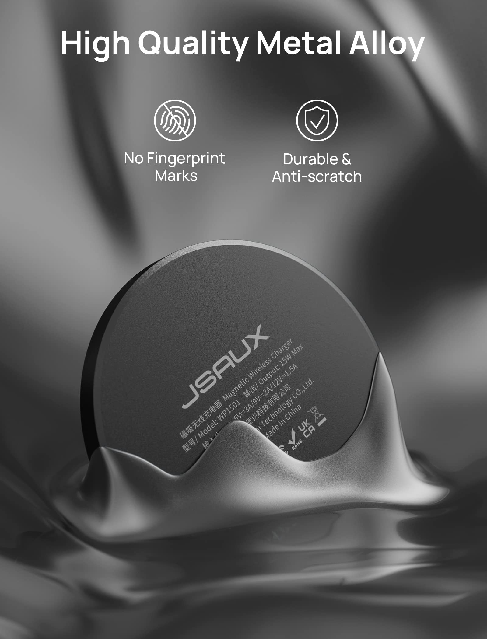 Foto 7 pulgar | Cargador Inalámbrico Magnético Jsaux Compatible Con Iphone - Venta Internacional.