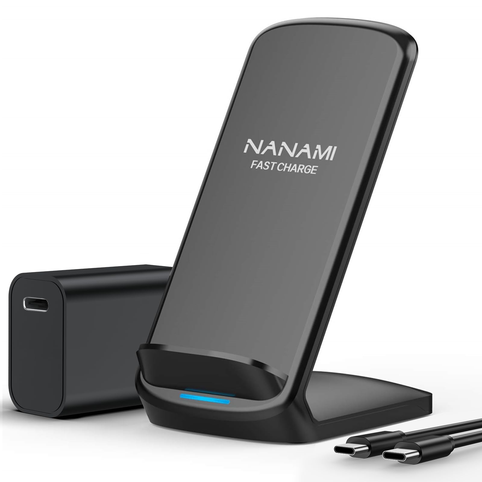 Foto 2 pulgar | Cargador Inalámbrico Nanami Fast Charging Stand para iPhone y Samsung - Venta Internacional