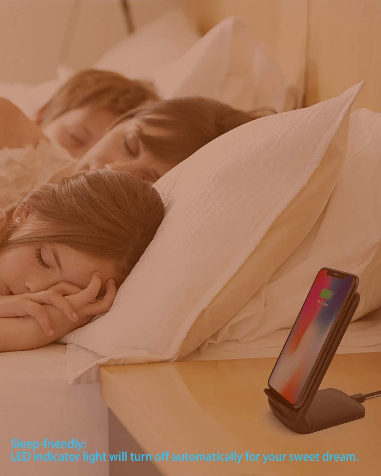Foto 5 | Cargador Inalámbrico Nanami Fast Charging Stand para iPhone y Samsung - Venta Internacional