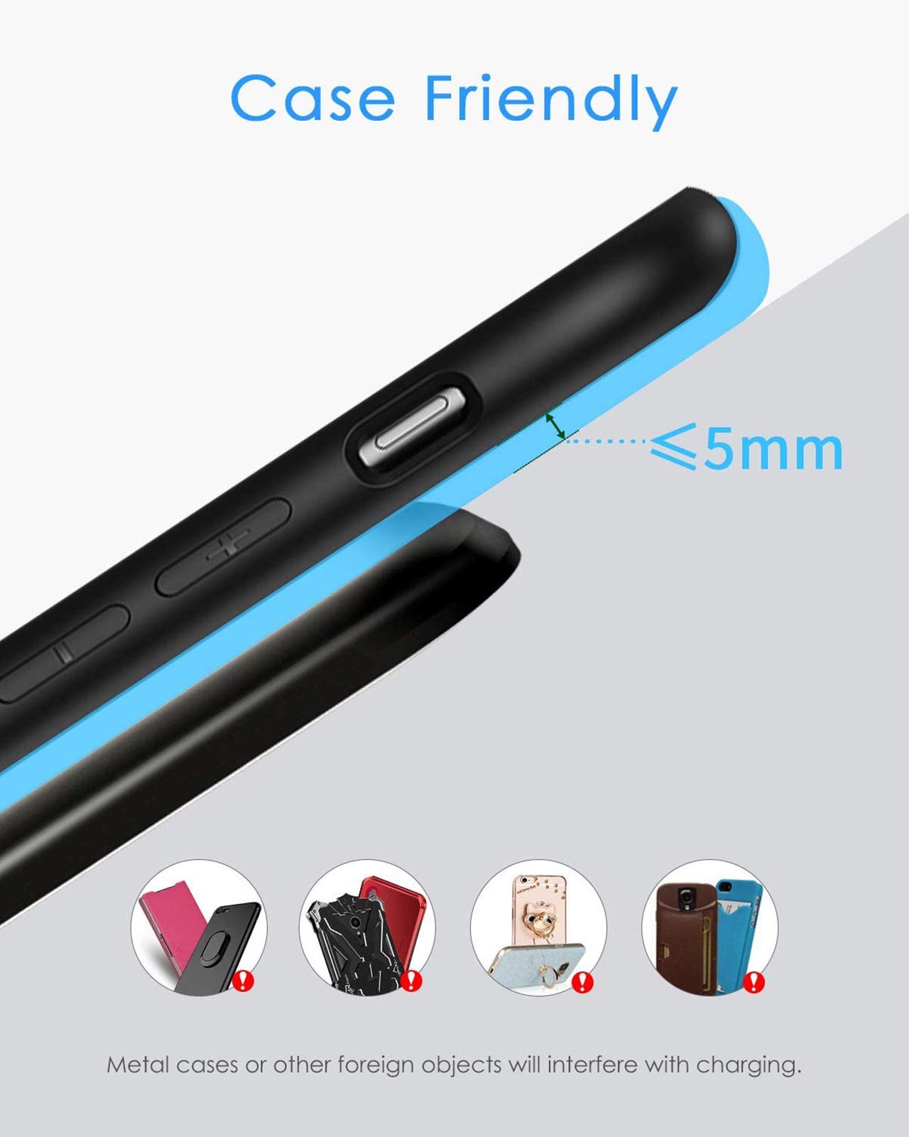 Foto 7 pulgar | Cargador Inalámbrico Nanami Fast Charging Stand para iPhone y Samsung - Venta Internacional
