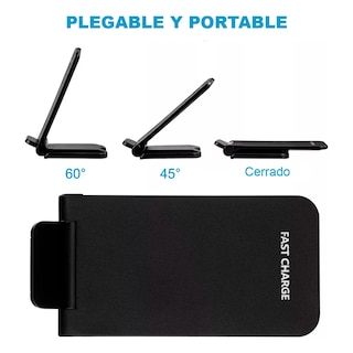 Foto 6 | Cargador Inalambrico 15w Kimhi Soporte Celular Carga Rapida Tipo C Para Samsung/iphone/xiaomi/huawei/motorola Qi