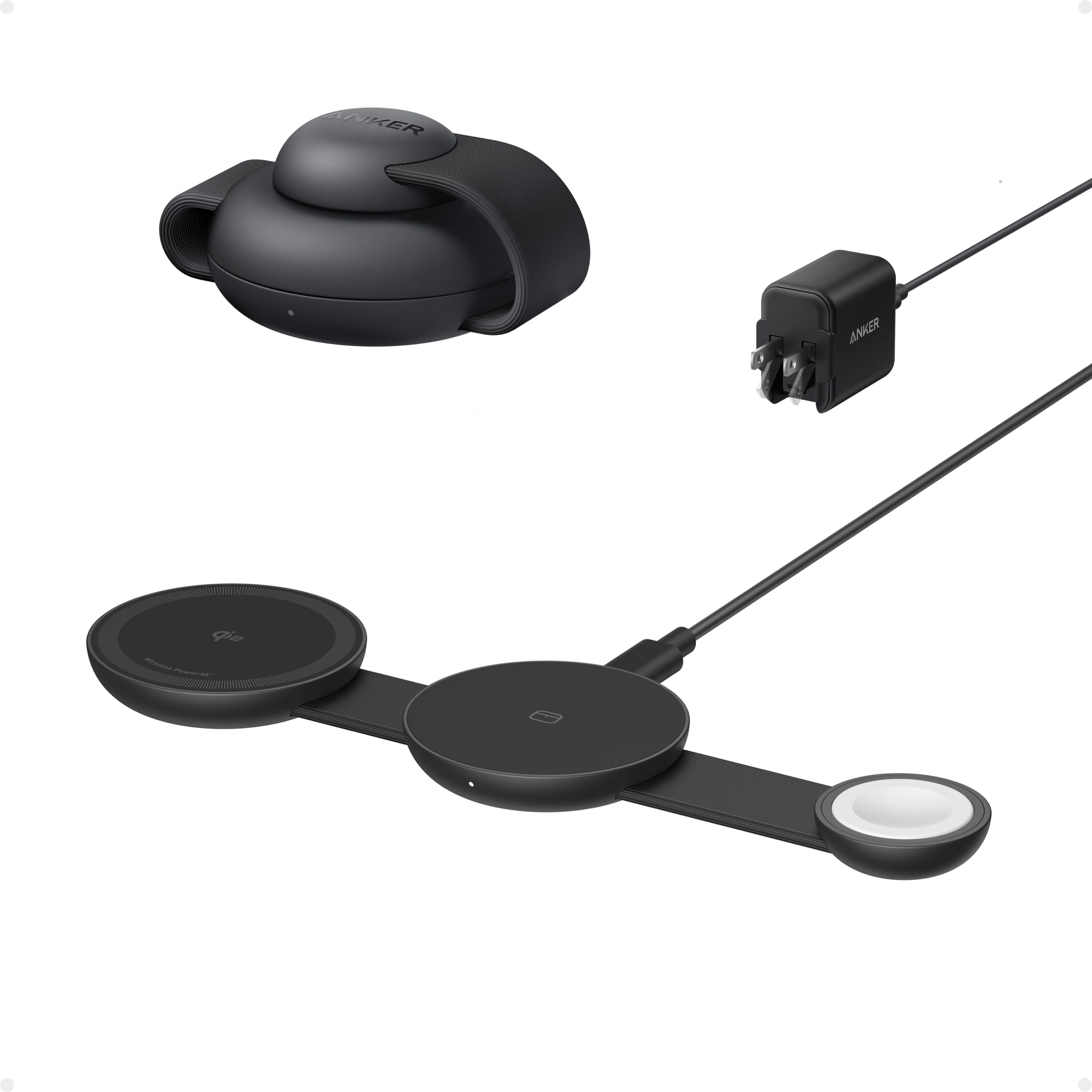Foto 2 | Cargador 3 En 1 Anker Maggo Ufo Magsafe Compatible Con 15 W - Venta Internacional.