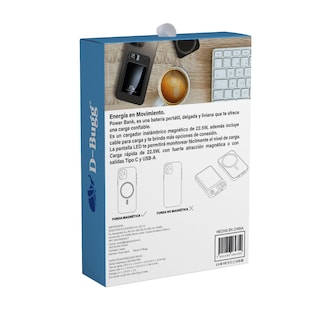 Foto 5 | Power Bank 10000 Mah Magnética Compatible Con Magsafe D-bugg