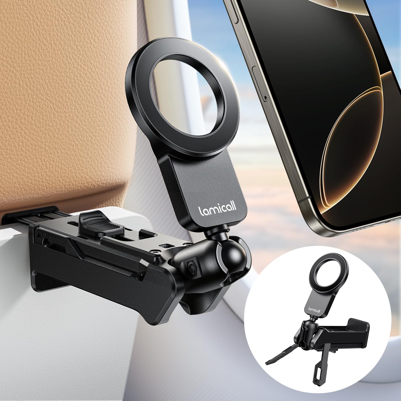 Foto 1 | Soporte De Teléfono Lamicall Para Iphone Magsafe Airplane Travel - Venta Internacional.