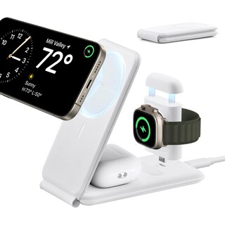 Foto 1 | Soporte De Carga Esr 3 En 1 Para Magsafe Con Apple Watch Blanco - Venta Internacional.