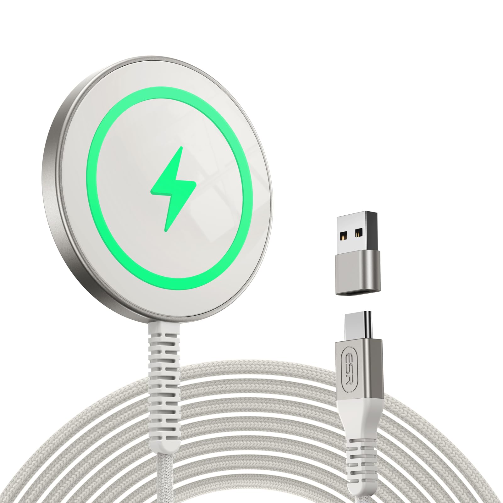 Foto 2 pulgar | Cargador Inalámbrico Esr Halolock Mini Para Iphone Con Magsafe - Venta Internacional.