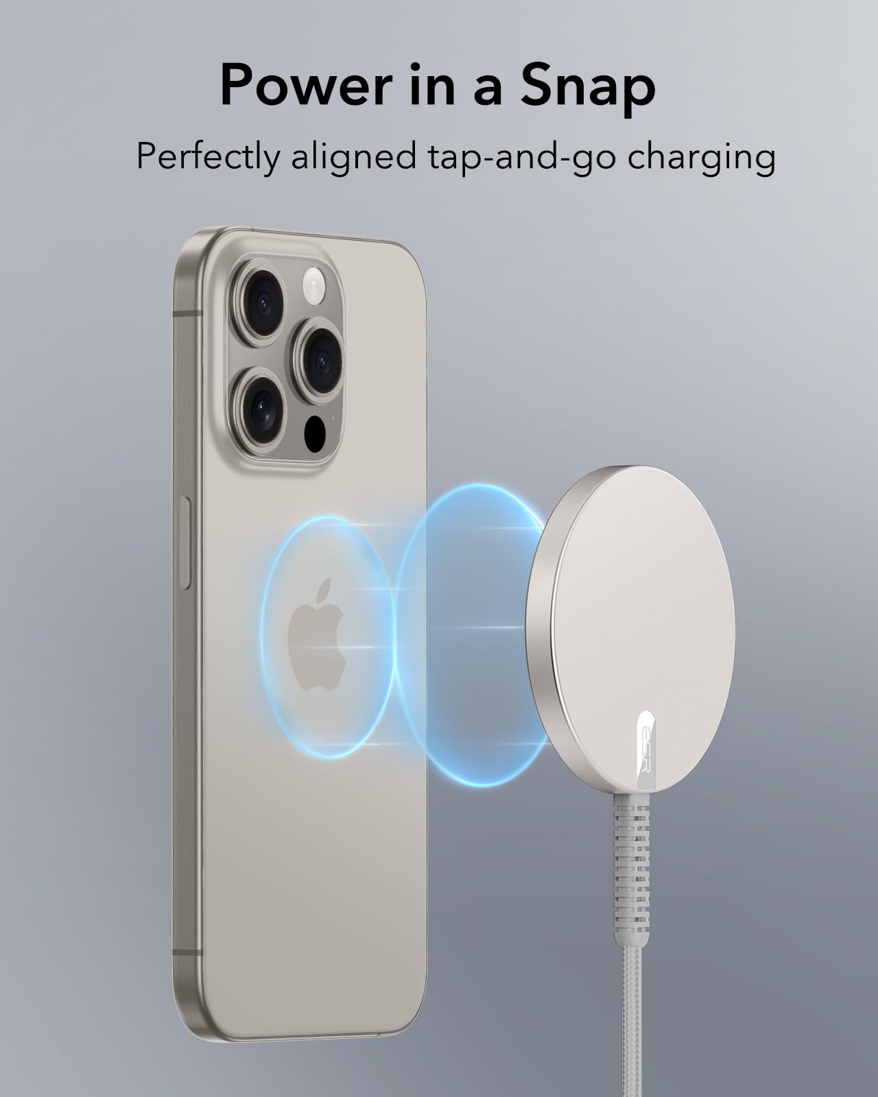 Foto 2 | Cargador Inalámbrico Esr Halolock Mini Para Iphone Con Magsafe - Venta Internacional.