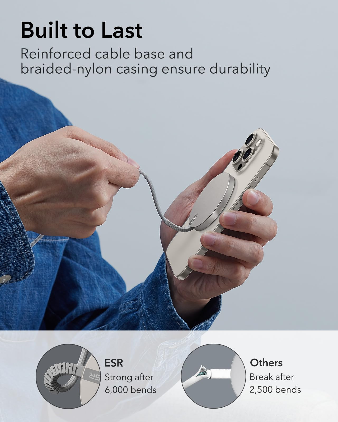 Foto 4 pulgar | Cargador Inalámbrico Esr Halolock Mini Para Iphone Con Magsafe - Venta Internacional.