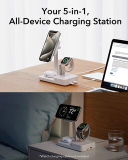 Foto 2 | Estación De Carga Esr 65w 4 En 1 Gan Inalámbrica Para Apple White - Venta Internacional.