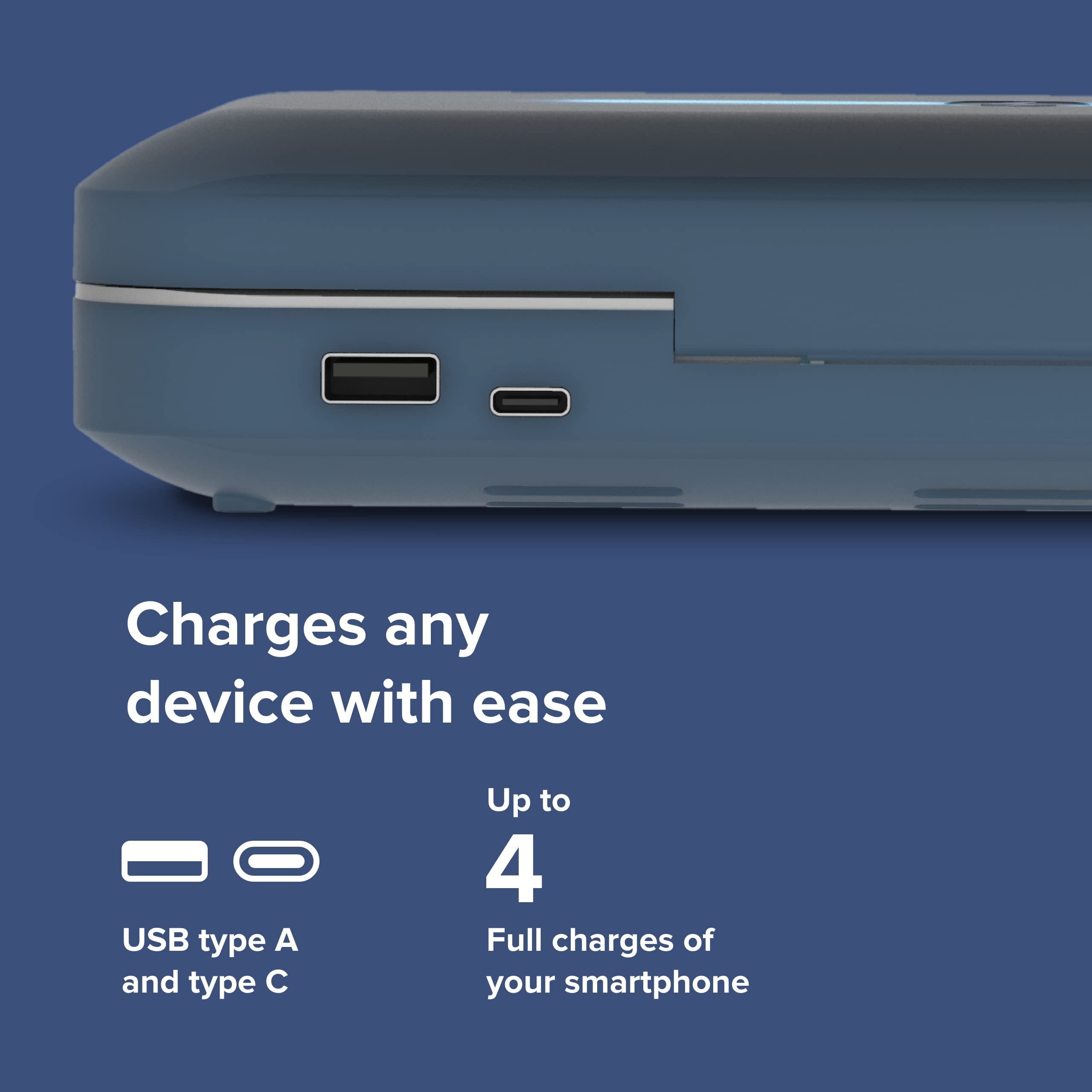 Foto 6 pulgar | Desinfectante Y Cargador Uv-c Para Teléfonos Phonesoap Go Con Batería - Venta Internacional.