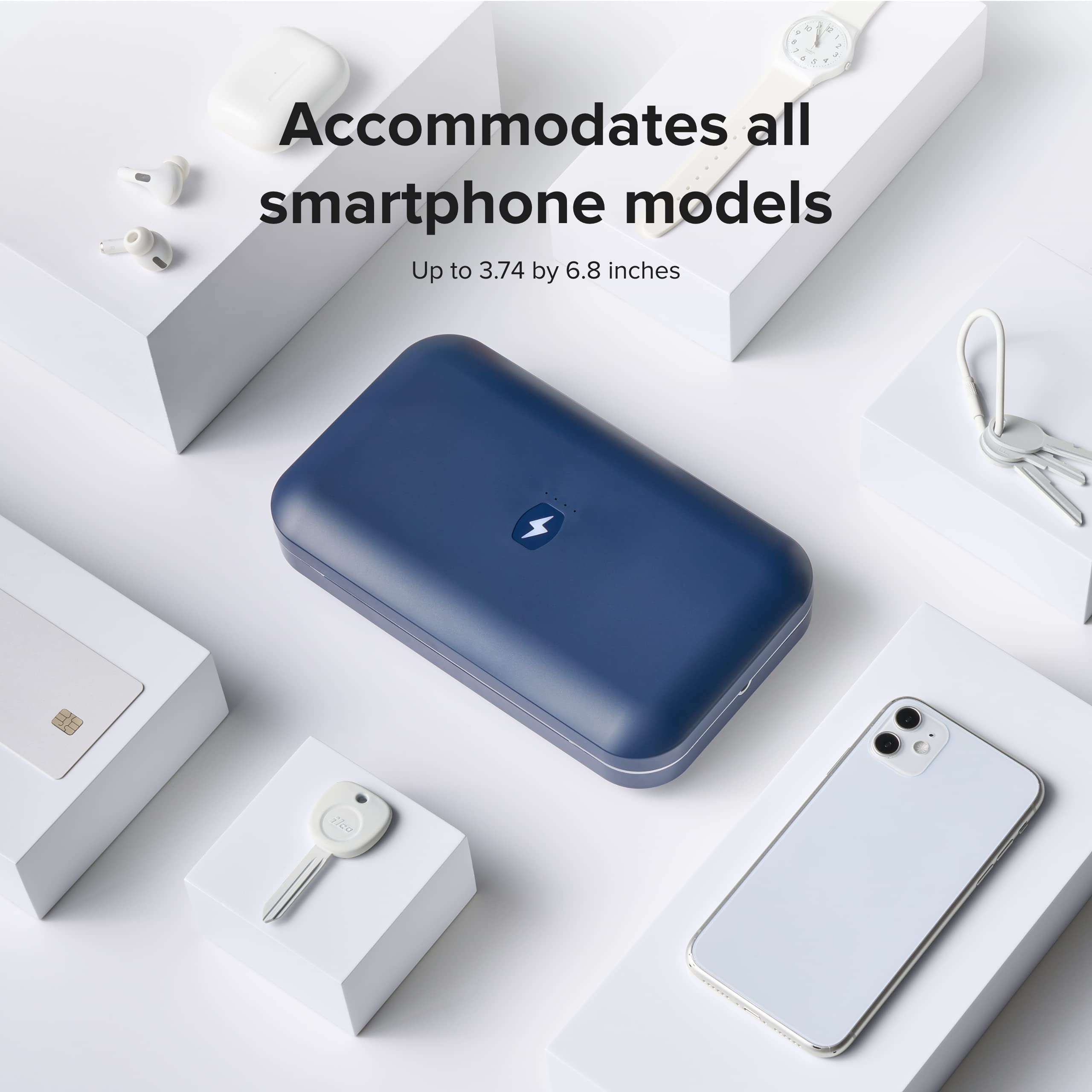 Foto 6 | Desinfectante Y Cargador Uv-c Para Teléfonos Phonesoap Go Con Batería - Venta Internacional.