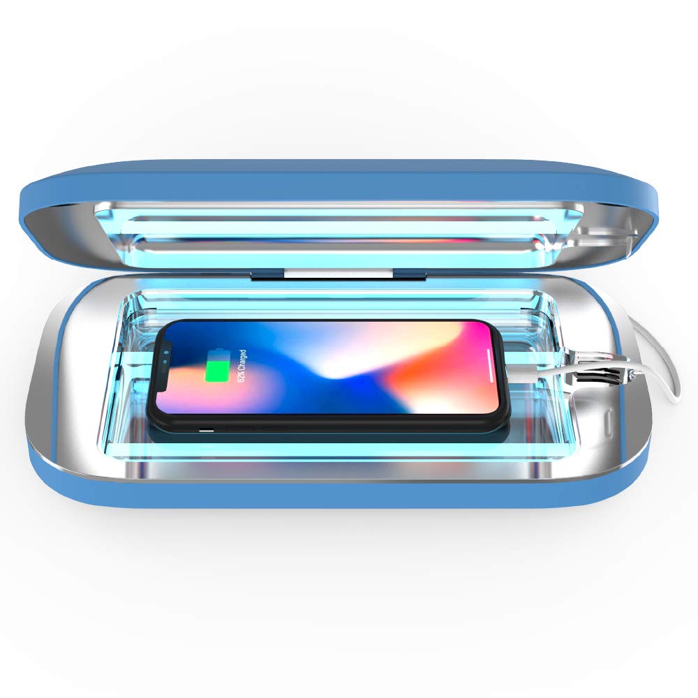 Foto 1 | Desinfectante Y Cargador Uv Para Teléfonos Phonesoap Pro Blue - Venta Internacional.