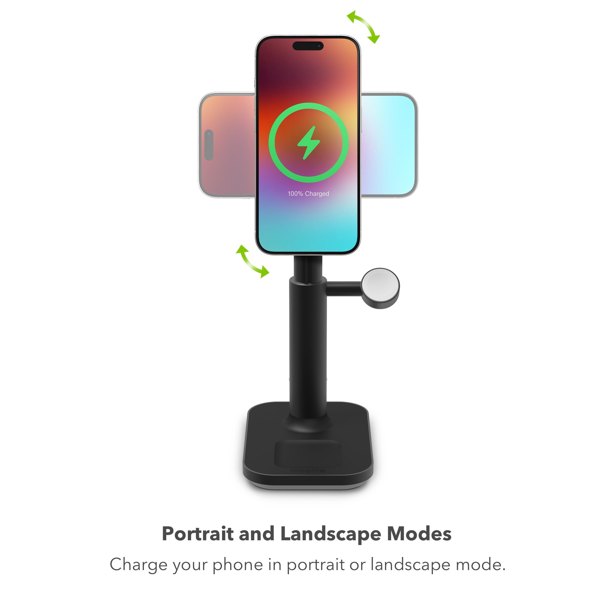 Foto 6 pulgar | Soporte De Carga Mophie Magsafe 3 En 1 Para Iphone Y Apple Watch - Venta Internacional.