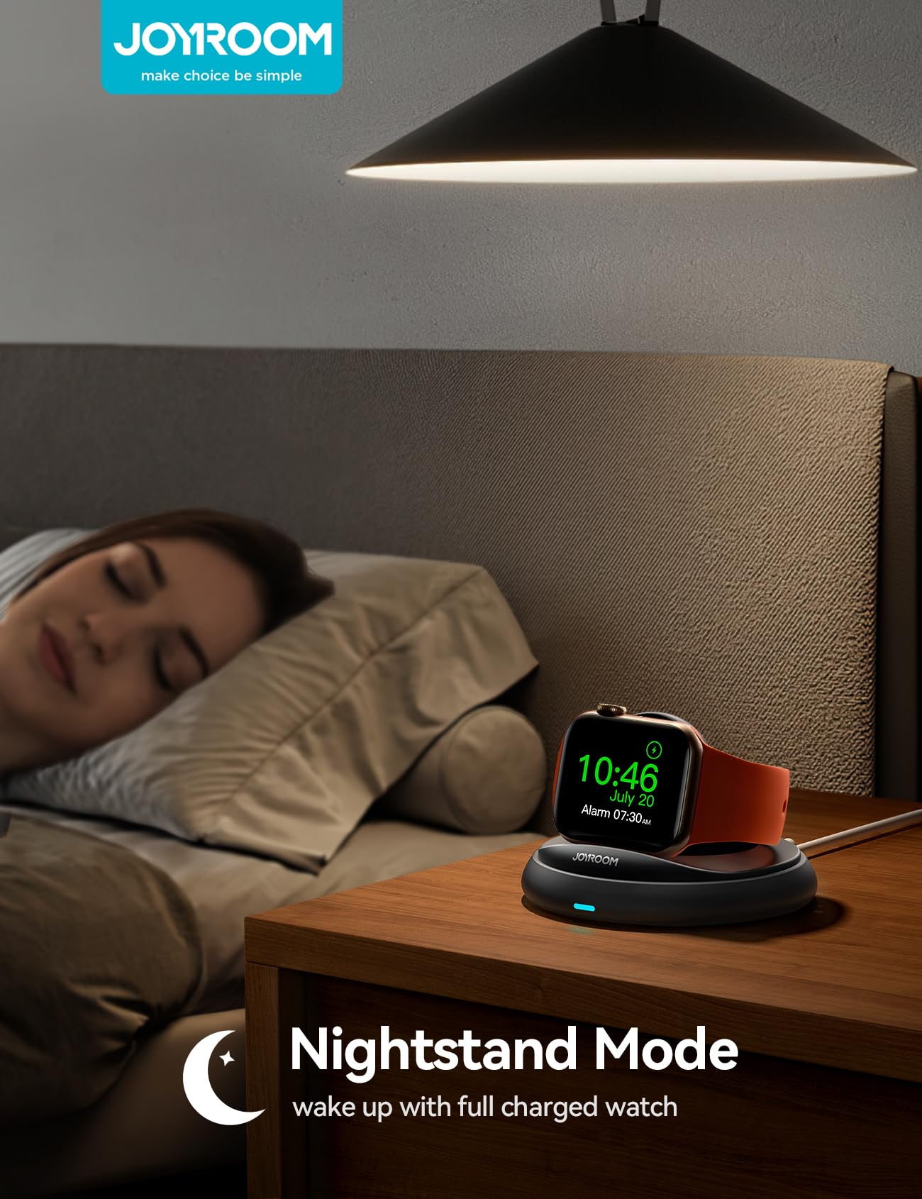 Foto 6 | Soporte De Carga Joyroom Para Apple Watch Series 1-10/se/2 Negro - Venta Internacional.