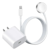 Foto 2 pulgar | Cargador 20w Carga Rapida Magnetica Tipo C Para Apple Watch Blanco