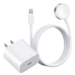 Foto 1 | Cargador 20w Carga Rapida Magnetica Tipo C Para Apple Watch Blanco