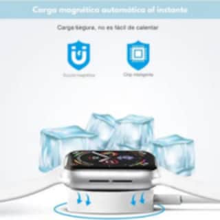 Foto 2 | Cargador 20w Carga Rapida Magnetica Tipo C Para Apple Watch Blanco