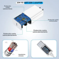 Foto 5 pulgar | Cargador 20w Carga Rapida Magnetica Tipo C Para Apple Watch Blanco