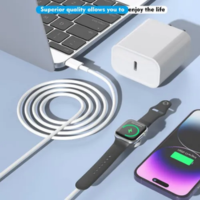 Foto 6 pulgar | Cargador 20w Carga Rapida Magnetica Tipo C Para Apple Watch Blanco
