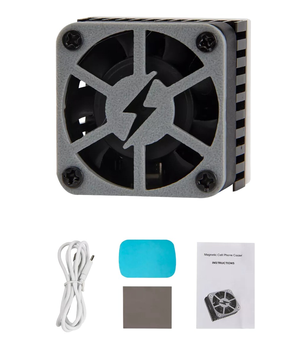 Enfriador De Teléfono Móvil Semiconductor Absorción Magnética Negro $539