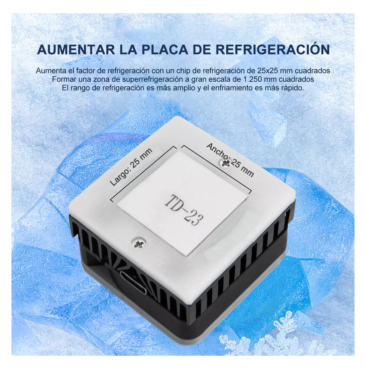 Foto 5 pulgar | Enfriador De Teléfono Móvil Semiconductor Absorción Magnética Negro