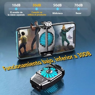 Foto 3 | Ventilador Enfriador Para Celular Universal Recargable Eo Safe Imports Esi-17946 Negro