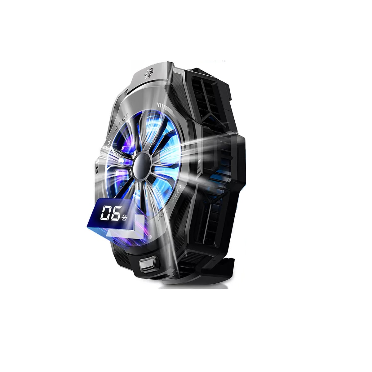 Ventilador Enfriador Magnético De Teléfono Para Juegos Eo Safe Imports Esi-17947 Negro $599