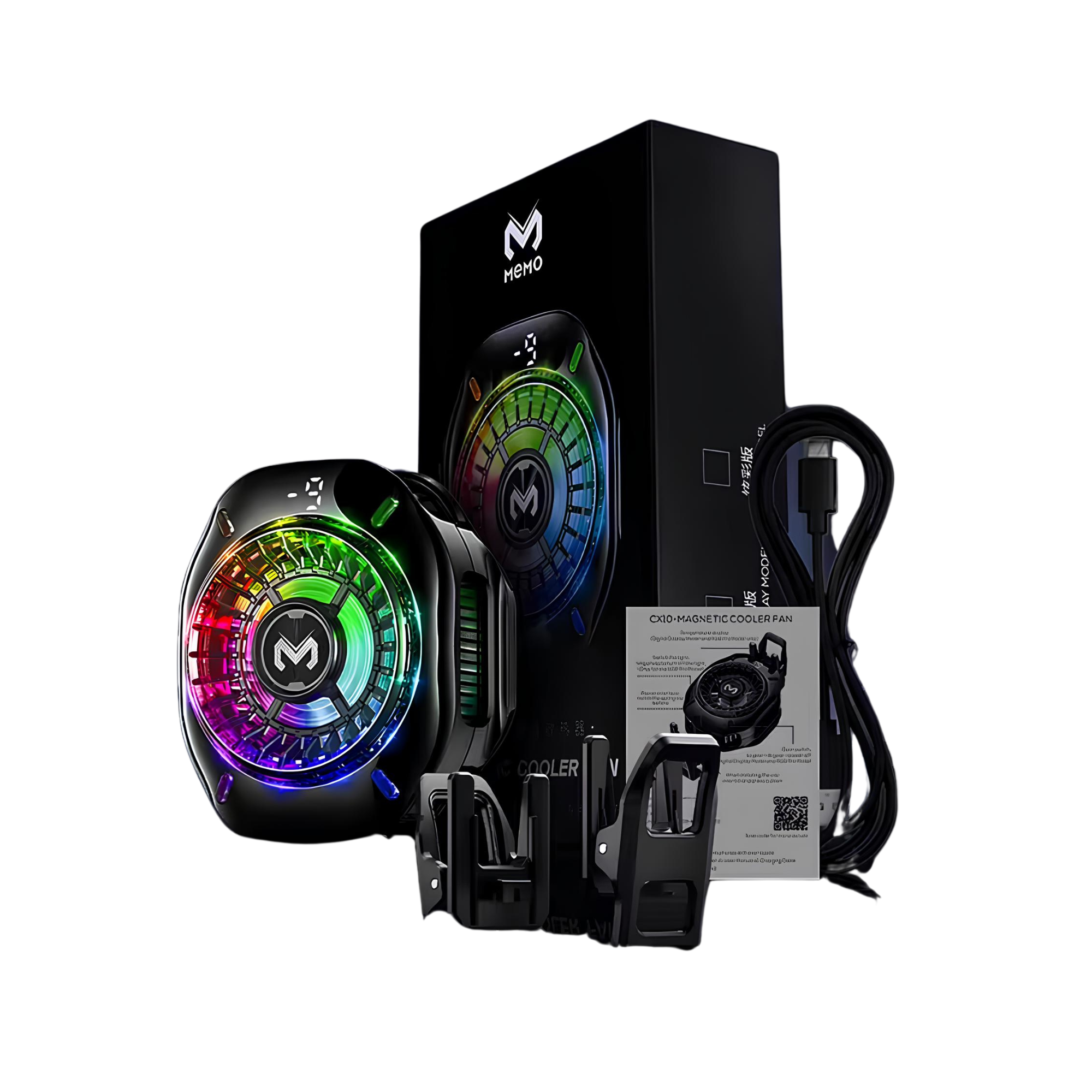 Foto 5 | Ventilador Enfriador de Celular Memo RGB