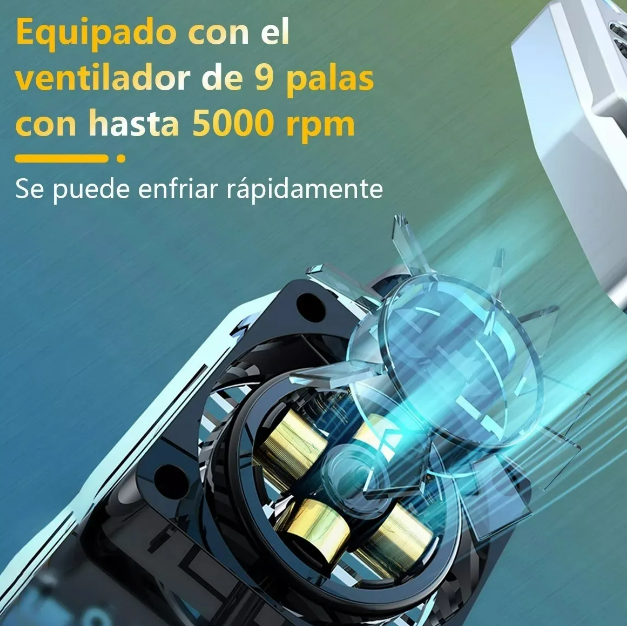 Foto 2 | Ventilador Xtellar Enfriador Para Celular Universal Recargable