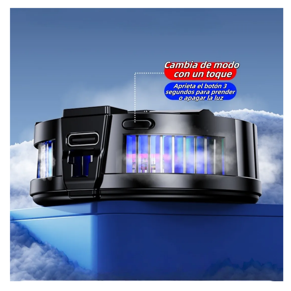 Foto 5 | ''ventilador Para Celular Con Led Enfriador De Celular Usb Lab.g  Blanco ''