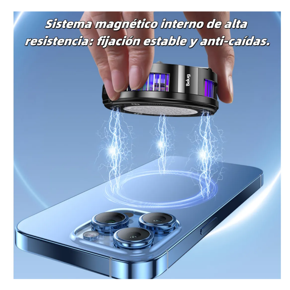 Foto 5 pulgar | ''ventilador Para Celular Con Led Enfriador De Celular Usb Belug  Blanco ''