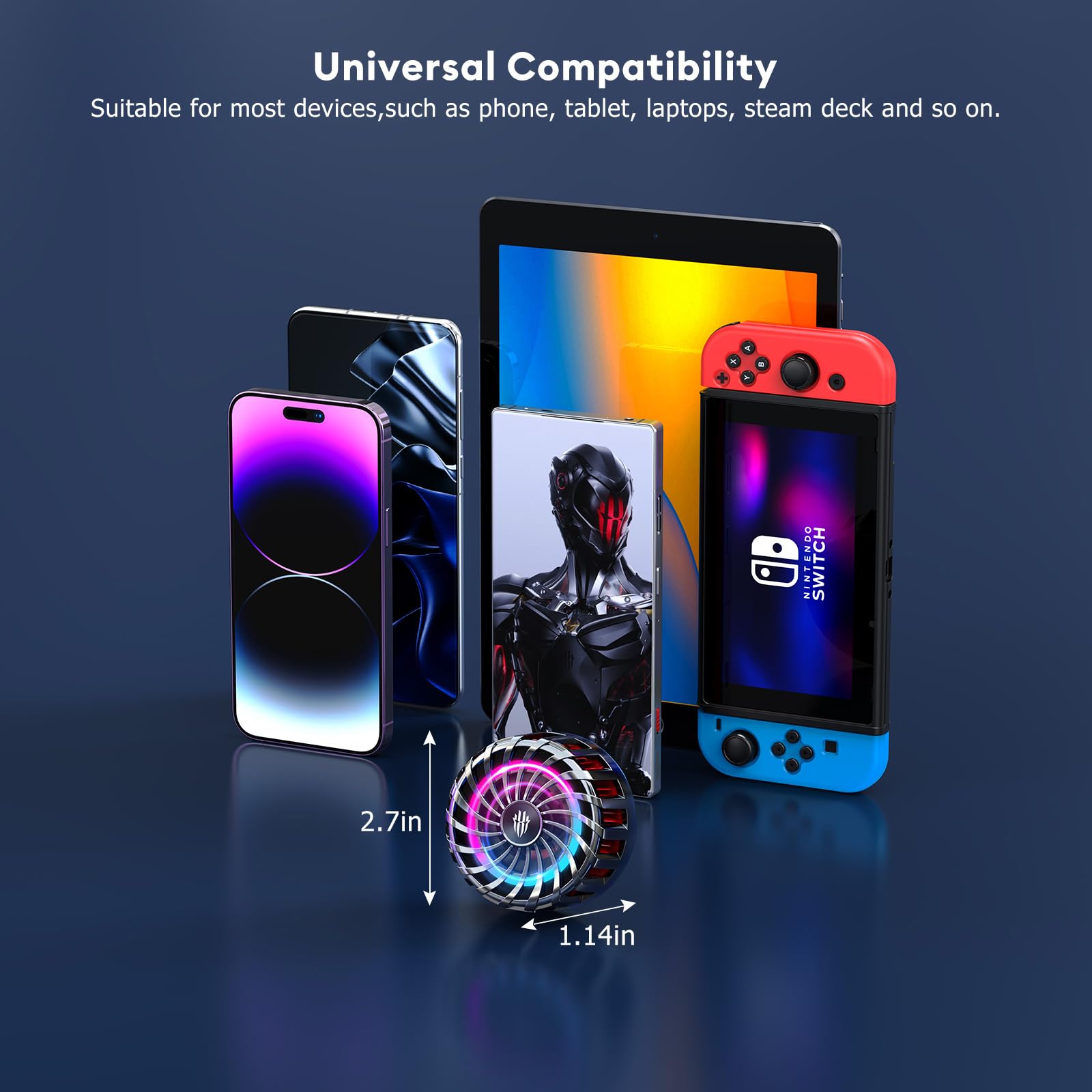 Foto 6 pulgar | Enfriador De Teléfono Nubia Redmagic Magnetic Cooler 4 Pro Para Teléfono - Venta Internacional.