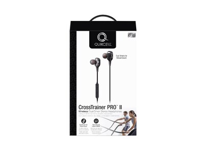 Foto 3 | Audífonos Quikcell Ctpro2-Blk color Negro Cross Trainer Pro II Sports con Bluetooth
